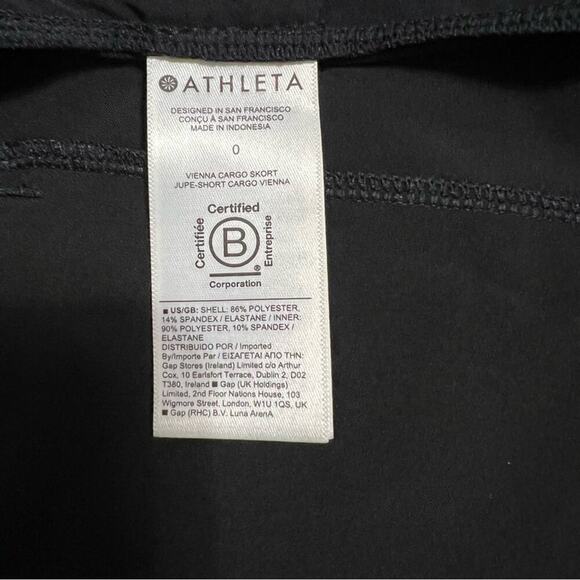 Athleta Black VIENNA CARGO SKORT Size 0 - Picture 6 of 11